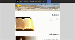 Desktop Screenshot of bijbelaantekeningen.nl
